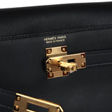 Hermes Kelly Danse Black Swift Gold Hardware