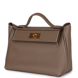 Hermes 24/24 29 Etoupe Taurillon Maurice and Swift Gold Hardware