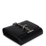 Hermes Chaine d' Ancre Wallet to Go Black Varanus Niloticus Lizard Palladium Hardware