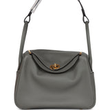 Hermes Lindy 26 Gris Meyer Evercolor Gold Hardware