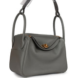 Hermes Lindy 26 Gris Meyer Evercolor Gold Hardware