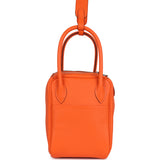 Hermes Lindy 26 Orange Minium Clemence Palladium Hardware