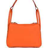 Hermes Lindy 26 Orange Minium Clemence Palladium Hardware