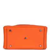 Hermes Lindy 26 Orange Minium Clemence Palladium Hardware