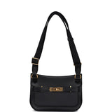 Hermes Mini Jypsiere Black Evergrain Gold Hardware