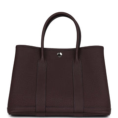 Hermes Garden Party 30 Rouge Sellier Negonda Palladium Hardware
