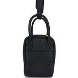 Hermes Mini Lindy Black Clemence Gold Hardware