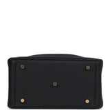 Hermes Lindy 26 Black Clemence Gold Hardware