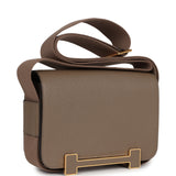 Hermes Geta Etoupe Chevre Gold Hardware