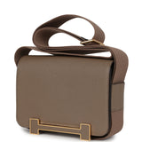 Hermes Geta Etoupe Chevre Gold Hardware