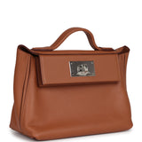 Hermes Mini 24/24 Gold Evercolor and Swift Palladium Hardware