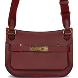 Hermes Jypsiere Mini Rouge H Evercolor Gold Hardware