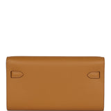 Hermes Kelly Wallet To Go Sesame Epsom Gold Hardware