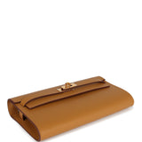 Hermes Kelly Wallet To Go Sesame Epsom Gold Hardware