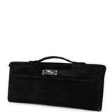 Hermes Kelly Cut Black Doblis Palladium Hardware