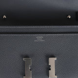 Hermes Constance Wallet To Go Ardoise Evercolor Palladium Hardware