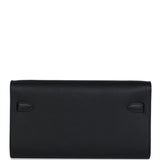 Hermes Kelly Wallet To Go Black Epsom Gold Hardware