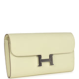 Hermes Constance Wallet To Go Jaune Milton Epsom Palladium Hardware