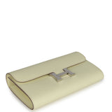 Hermes Constance Wallet To Go Jaune Milton Epsom Palladium Hardware