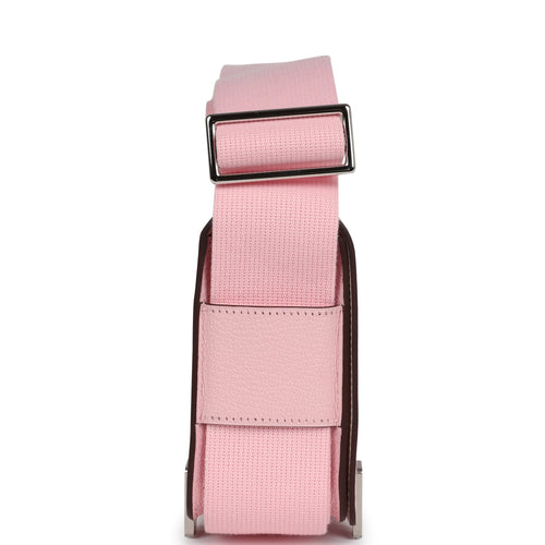 Hermes Geta Rose Sakura Verso Chevre Mysore Palladium Hardware