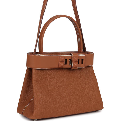 Hermes Medor Bag Gold Togo and Swift Palladium Hardware