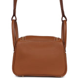 Hermes Mini Lindy Gold Clemence Gold Hardware