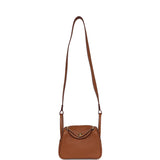 Hermes Mini Lindy Gold Clemence Gold Hardware