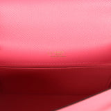 Hermes Special Order (HSS) Kelly Pochette Rose Azalee Epsom Gold Hardware