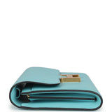 Hermes Constance Wallet To Go Bleu Atoll Epsom Gold Hardware