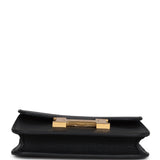 Hermes Constance Slim Wallet Black Epsom Gold Hardware