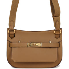 Hermes Mini Jypsiere Bronze Dore Swift Gold Hardware