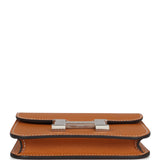 Hermes Constance Slim Wallet Toffee Epsom Palladium Hardware