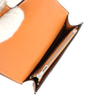 Hermes Constance Slim Wallet Toffee Epsom Palladium Hardware