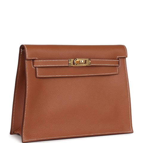 Hermes Kelly Danse Gold Verso Evercolor Gold Hardware