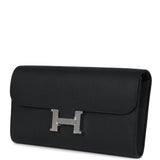 Hermes Constance Wallet To Go Black Epsom Palladium Hardware