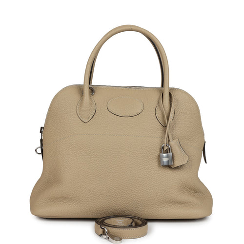 Hermes Bolide 31 Trench Verso Clemence Palladium Hardware