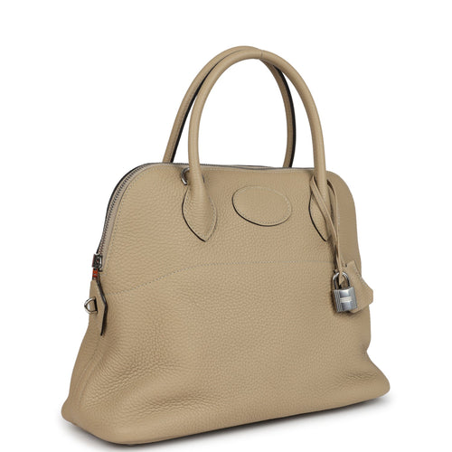 Hermes Bolide 31 Trench Verso Clemence Palladium Hardware