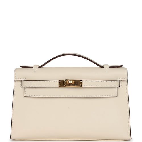 Hermes Kelly Pochette Nata Swift Gold Hardware