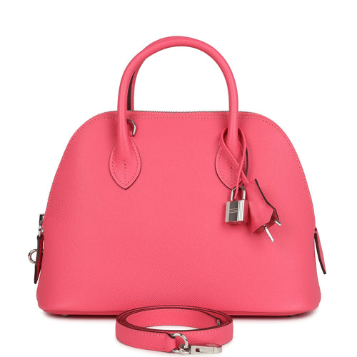 Hermes 1923 Bolide 25 Rose Azalee Epsom Palladium Hardware