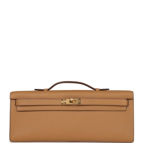 Hermes Kelly Cut Biscuit Swift Gold Hardware