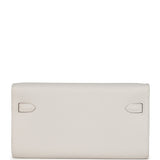Hermes Kelly Wallet To Go Gris Pale Epsom Gold Hardware