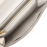 Hermes Kelly Wallet To Go Gris Pale Epsom Gold Hardware