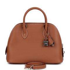 Hermes 1923 Bolide 25 Gold Verso Evercolor Palladium Hardware