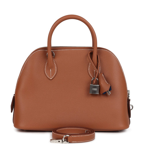 Hermes 1923 Bolide 25 Gold Verso Evercolor Palladium Hardware