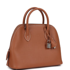 Hermes 1923 Bolide 25 Gold Verso Evercolor Palladium Hardware