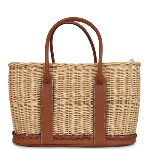 Hermes Picnic Garden Party 36 Gold Swift and Natural Osier Wicker
