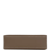 Hermes Kelly Pochette Etoupe Swift Gold Hardware - Thumbnail View 6