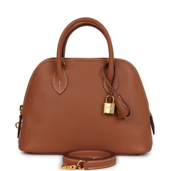 Hermes 1923 Bolide 25 Gold Evercolor Gold Hardware