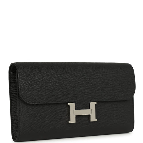 Hermes Constance Wallet To Go Black Epsom Palladium Hardware