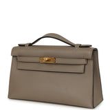 Hermes Kelly Pochette Gris Asphalte Swift Gold Hardware for JJ Payment 2